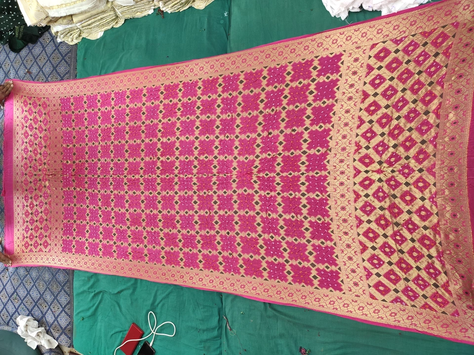 Bandhani Dupatta in Art Silk Fabric uploaded by Meera The Bandhani Ghar on 9/15/2022