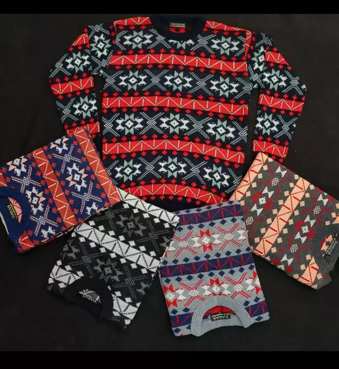 Mens print sweater  uploaded by Kavya garments on 9/15/2022