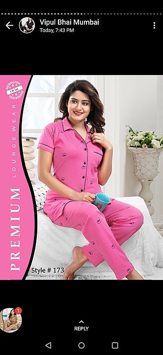 Night wear  uploaded by Sana collection on 12/16/2020
