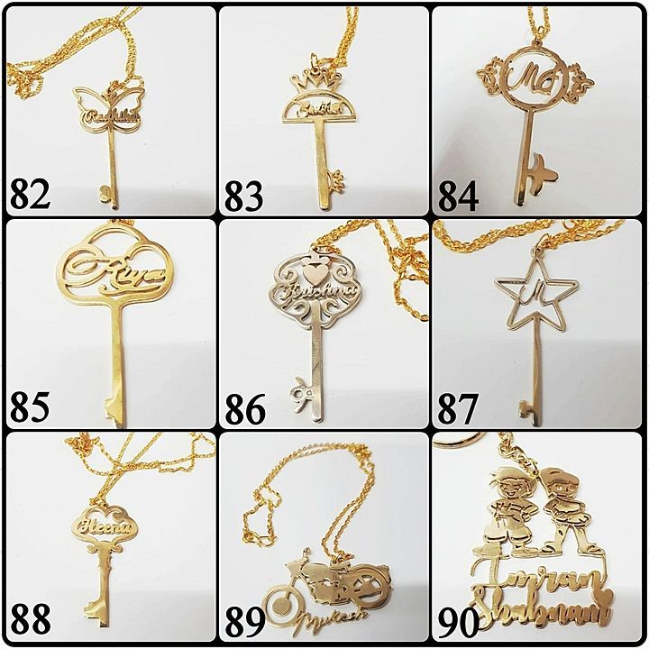 Customised name pendent and keyring.
U can make it any name u want.
 uploaded by Sara sana collection. on 12/16/2020