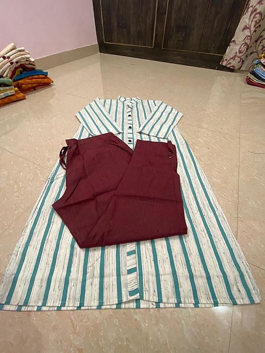 Kurti and pant uploaded by  categories of men's women's,baby on 12/17/2020