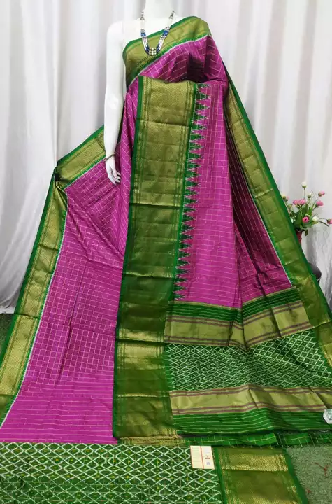 Post image Sp.jaripet bonejari checks design sarees Rs,12500+$https://chat.whatsapp.com/K3MZ5N8225pJEWOGWaiGdm