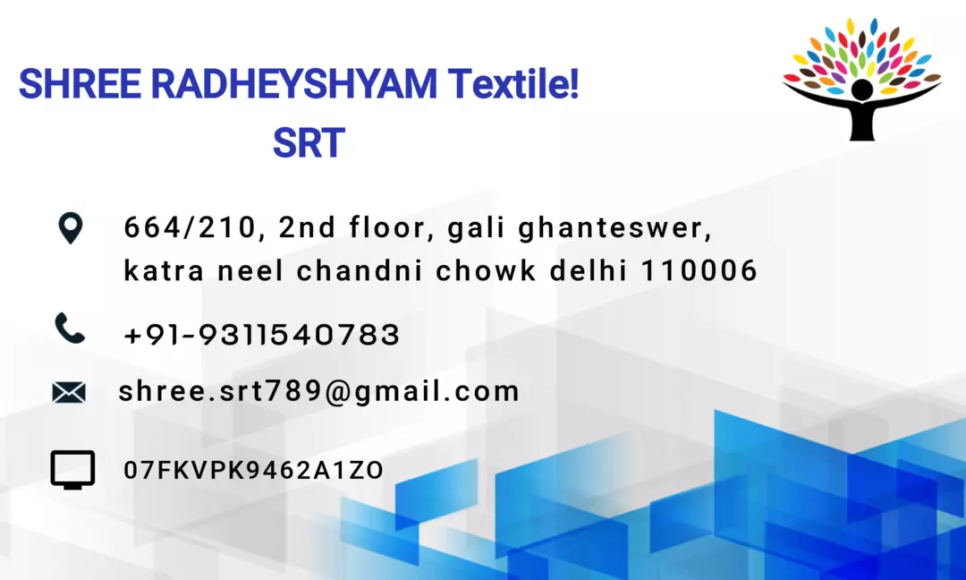 Visiting card store images of SHRI Shyam Synthetics