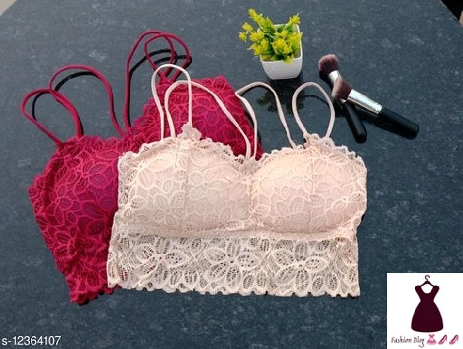 Pack of two bra uploaded by Fashion blog on 12/17/2020