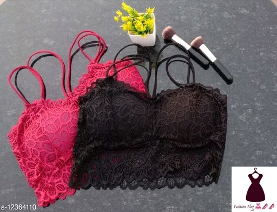 Pack of two bra uploaded by Fashion blog on 12/17/2020