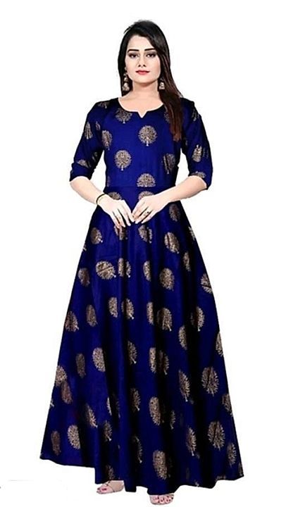 Trendy Women's Printed Gowns uploaded by business on 12/17/2020