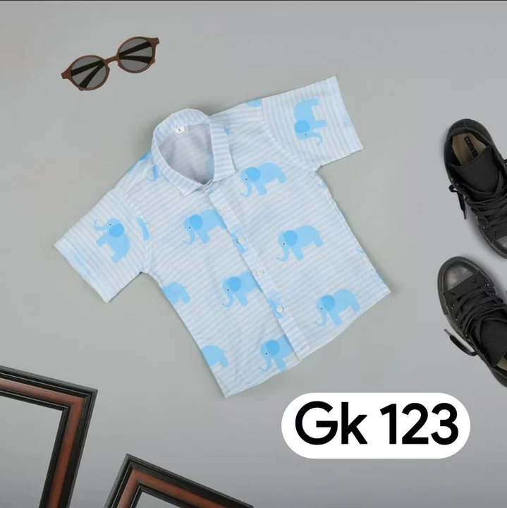 Toddler baby boy party wear shirt printed  uploaded by Vastra villa  on 9/15/2022