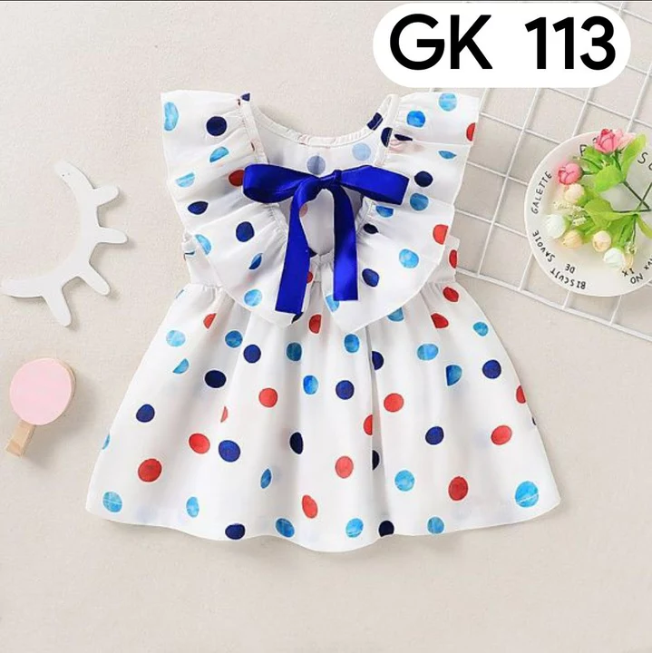 Toddler Baby Girls Kids Strap Bow Print Summer Dress Princess Dresses  uploaded by business on 9/15/2022