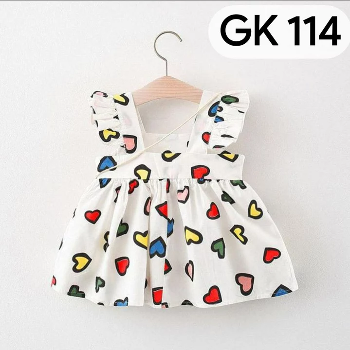 Toddler Baby Girls Kids Strap Bow Print Summer Dress Princess Dresses  uploaded by Vastra villa  on 9/15/2022