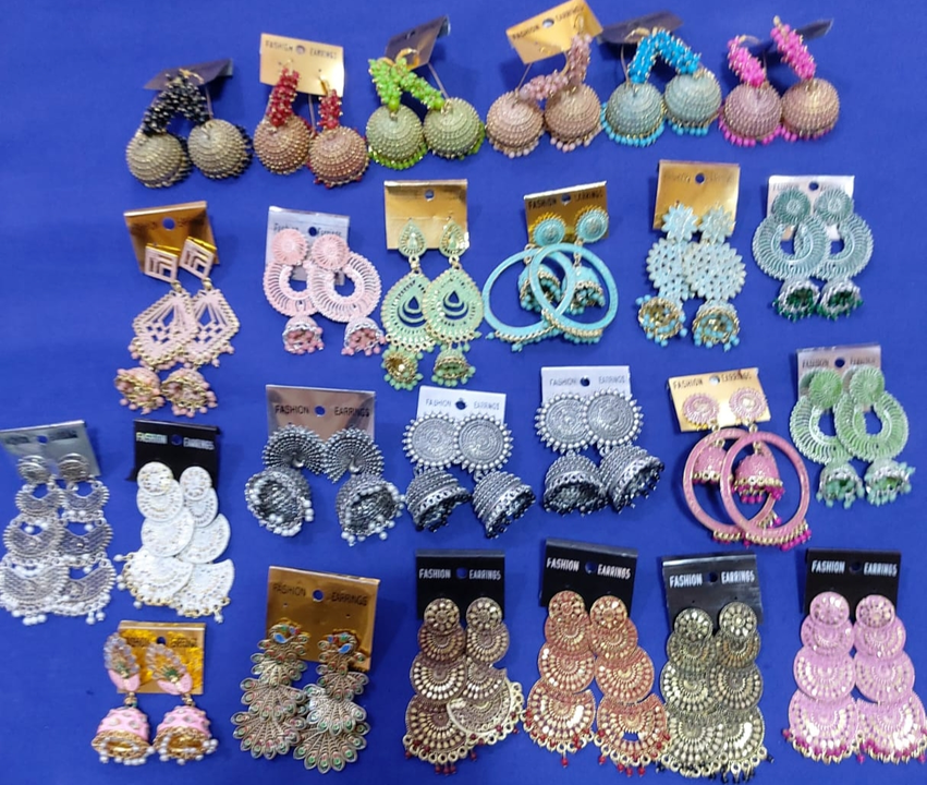 A box of earrings 25 pair  uploaded by business on 9/15/2022
