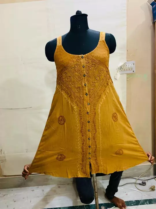Reyon Garments Full Top Acid Wash Yellow colour uploaded by business on 9/15/2022
