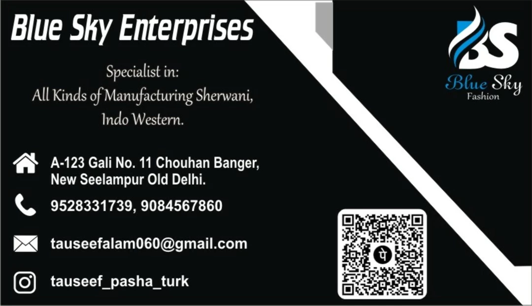 Factory Store Images of Blue sky Enterprises' sherwani