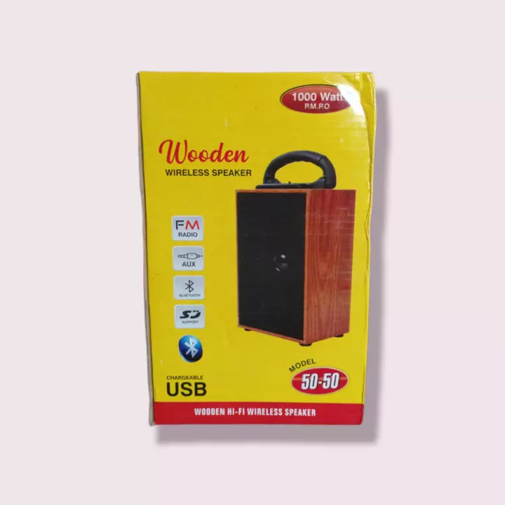 Creta wooden speaker Bluetooth connectivity 5 hours Battery Life  uploaded by business on 9/16/2022