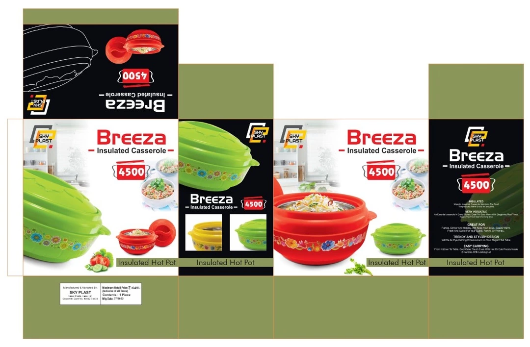 Breeza 4500 Inner steel casseroles  uploaded by business on 9/16/2022