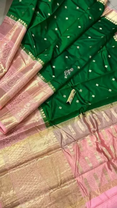 Banarasi Warm Silk Semi Katan Soft Silk Saree uploaded by Banarasi Silk Theard Sutra on 9/16/2022