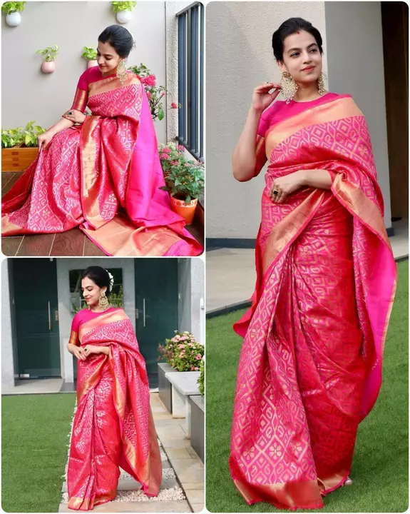 Post image 🍂*NEW LAUNCHING*🍂
🍁*ANX 147*🍁
Presenting Enchanting Yet Breathable Organic Banarasi Sarees For Intimate And Big Fat Indian Weddings, That Are Light On Your Skin And Uplift Your Wedding Shenanigans!
*PRICED @ ₹549/-* 🌝*WOW RATE*🌝
*FABRIC :- SOFT LICHI SILK*
Saree Length 5.5 MeterBlouse Length 0.8 Meter
*SINGLES AVAILABLE**READY TO SHIP**FULL STOCK*