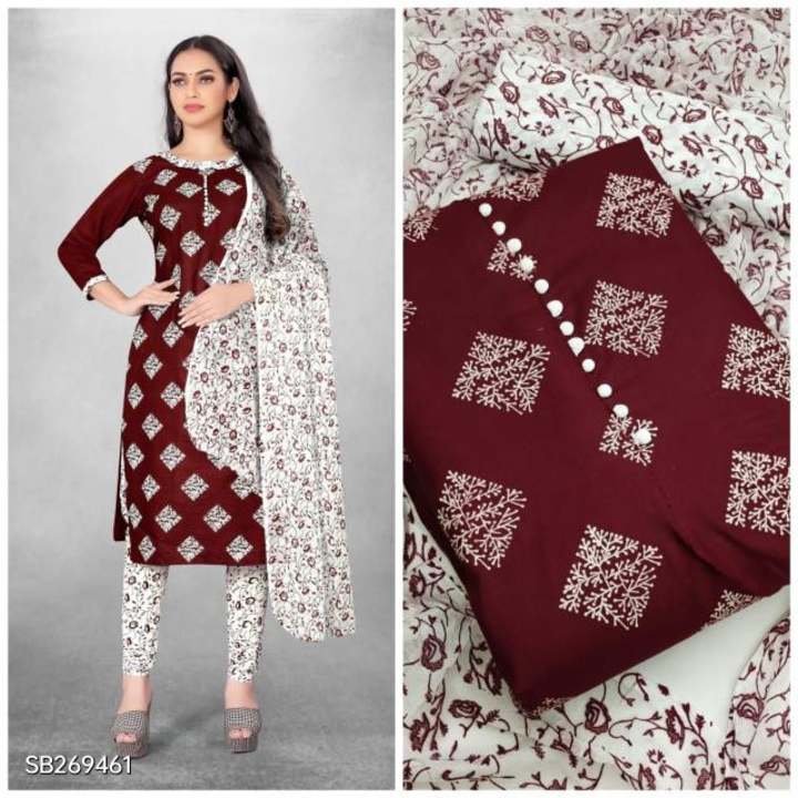 Cotton suits  uploaded by Jaipuri suit and Saree on 9/16/2022