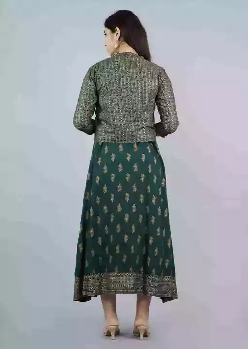 Anarkali with Jecket uploaded by NYRA COLLECTION on 9/16/2022