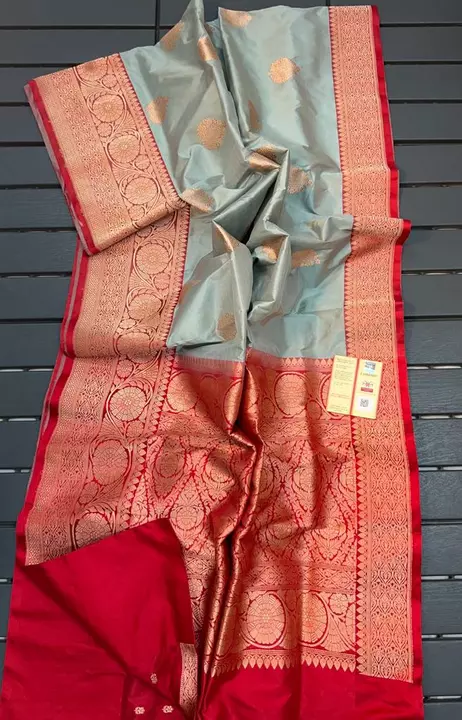 Post image Pure khddi kataan silk banarasi saree

Zari weaving

Price 7900

Whit silk maark