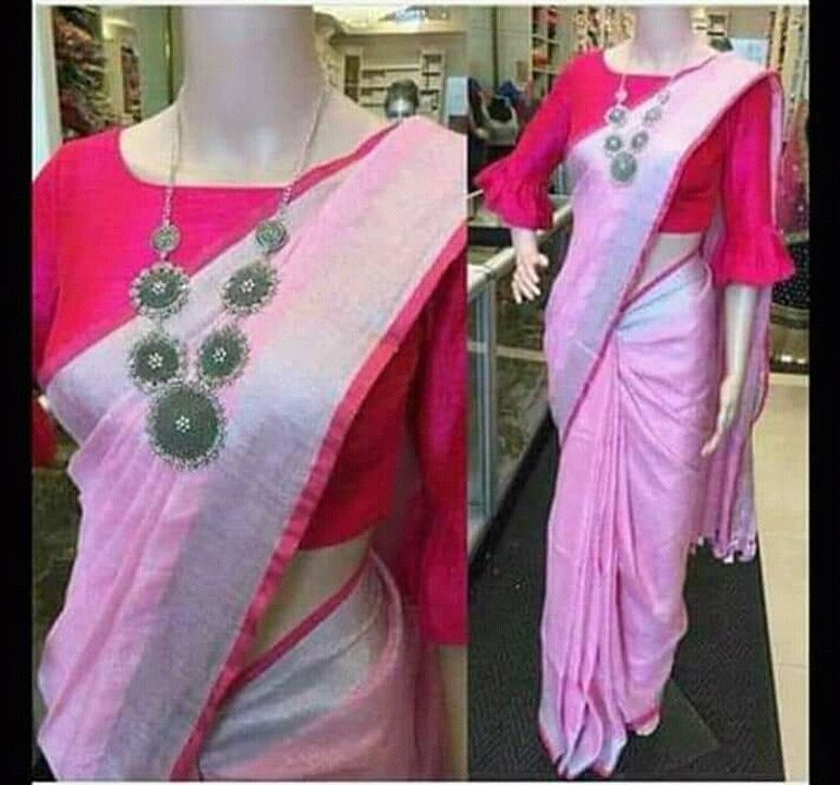 Lilen saree uploaded by business on 12/18/2020