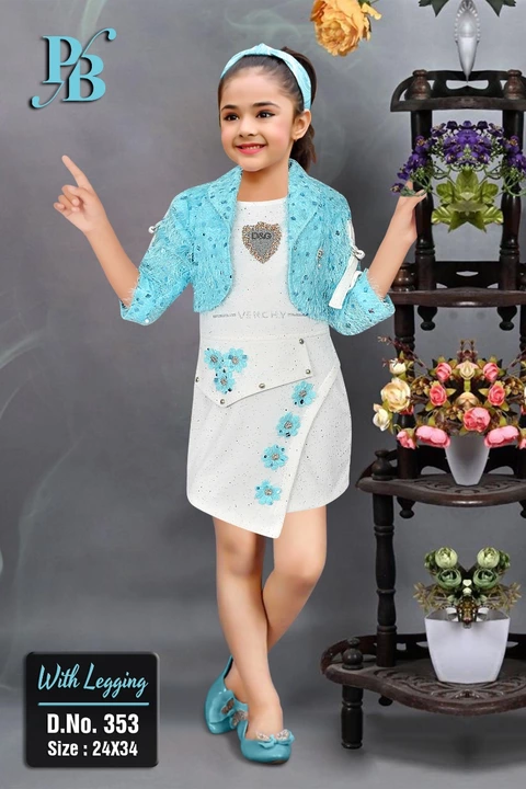 Girls kids  Western Dresses  uploaded by Lucky Traders on 9/17/2022