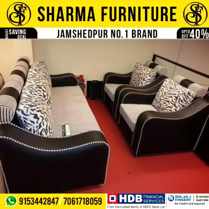 Best 5 Seater Sofa Set With Comfortable Hand And Head Rest uploaded by Sharma furniture on 9/17/2022