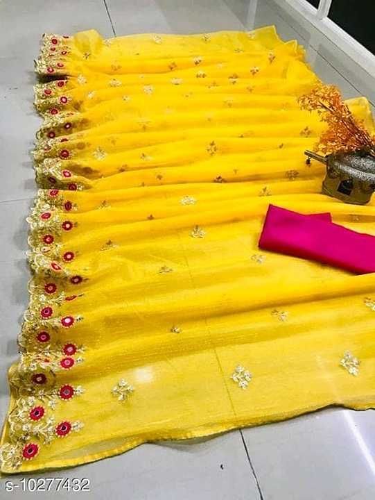 Beautiful net embroidery saree uploaded by @cooldesigns143 on 12/19/2020