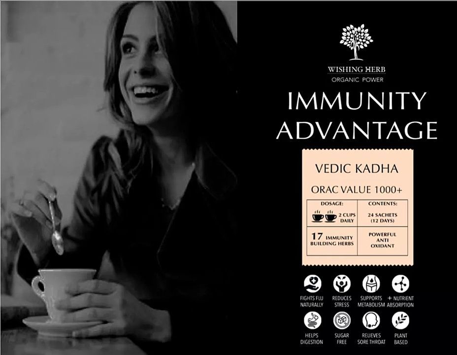 Post image Wishing Herb was developed offering only the very best clinically proven ingredients in one ultimate formula to help you thrive. 2020 taught us "Immunity is the new currency."

Immunity Advantage is proven to help you find it whilst consuming 2 cups of Vedic Kadha daily.

It’s completely unrivalled.

#FindYourBalance #WishingHerb #HealthSupplements #SelfLove #ShineAgain #AncientRecipe #HerbsYouWishedFor #IsolatedActiveIngredients #ImmunityBoosting #FutureBeauty #UltimatePower #YouAreWhatsInsideOfYou
