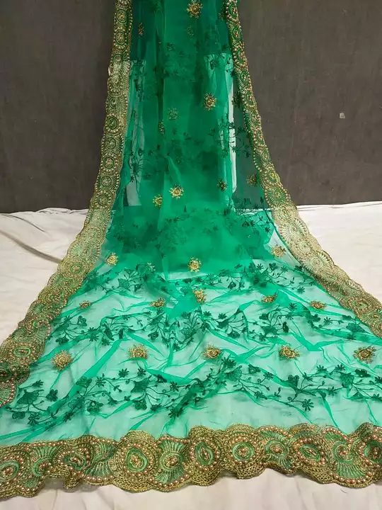Heavy Zari Embroidery Smooth Butter fly net sarees uploaded by Khodiyar Design on 9/17/2022