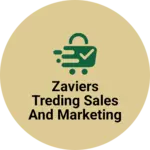 Business logo of Zaviers treding sales and marketing