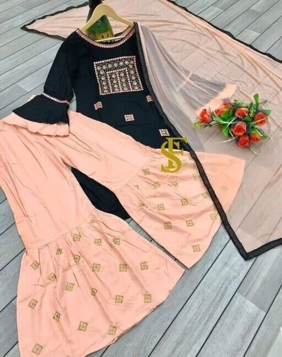 Post image Branded Kurti sets for Womens.
Kurta Fabric = Rayon.
Bottom Mention = Rayon.
Dupatta Mention = Rayon.
Seeleves Mention = Three Quarter Seelves.
Pattern Mention = Embroidered.
Size Mention = M to 4 XL.
Stiched Mention = Stiched.
Brand Name = Rajput Fashion Trends name. 
Book Now fast limit Stock available. 
Cash on delivery available hai.