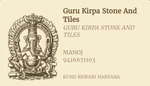 Business logo of Guru kirpa stone and tiles enterprises