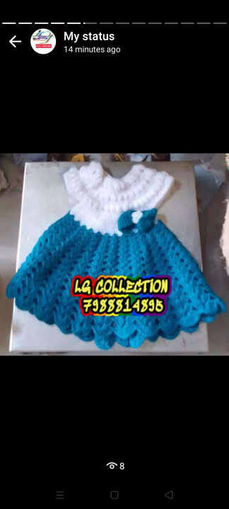 Baby woolen frok uploaded by Laddu Gopal Dresses on 9/17/2022