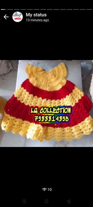 Product image of Baby woolen frok, price: Rs. 480, ID: baby-woolen-frok-98fadd3c