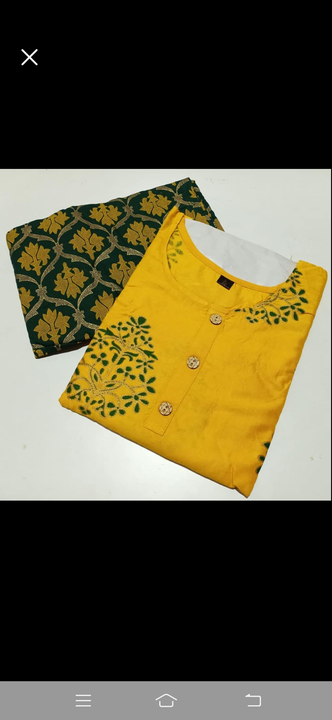 Post image Rayon kurti plazo set only in RS FASHION LUDHIANA HUB pr menufecturing price 300/- only