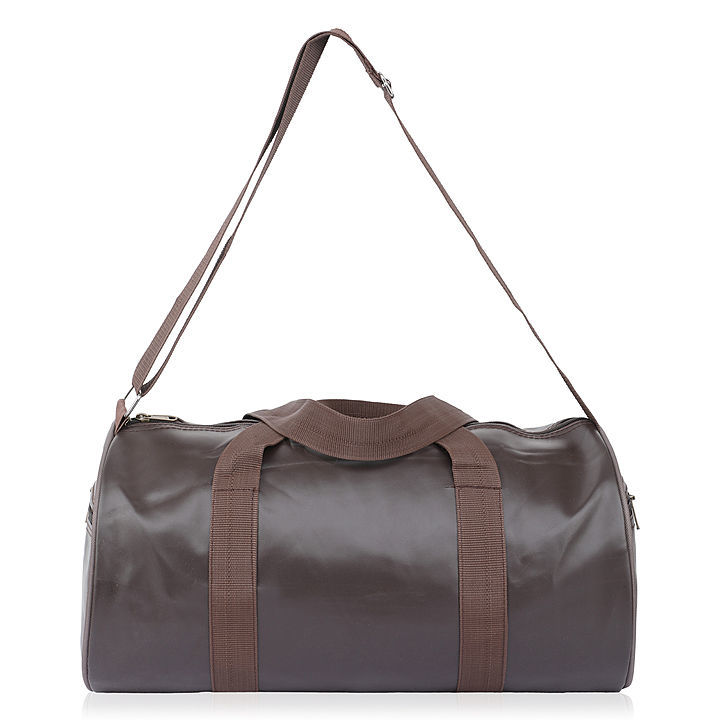 Brown Leather Duffel Bag / Gym Bag  uploaded by business on 12/19/2020