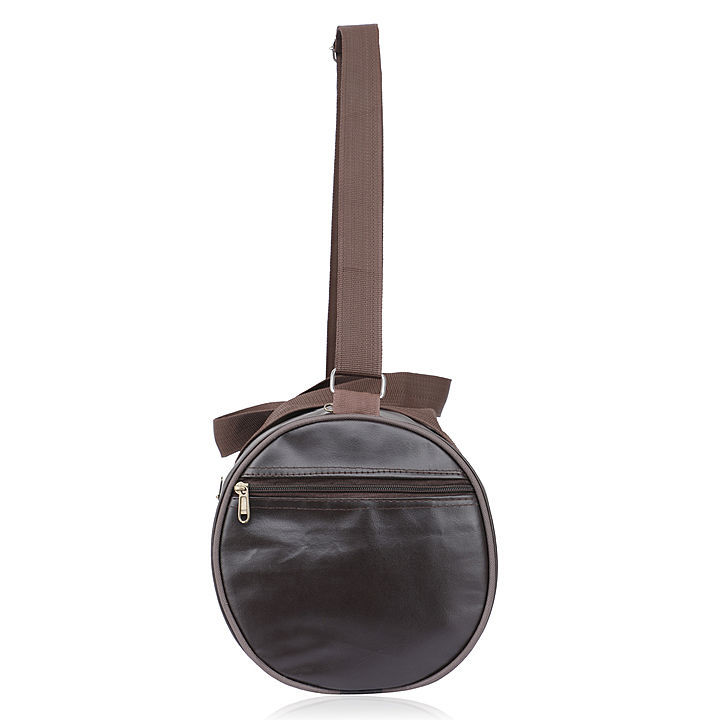 Brown Leather Duffel Bag / Gym Bag  uploaded by Wuzu on 12/19/2020