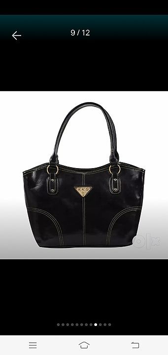 Ladies Black Leather Shoulder Bag / Messenger Bag / Hand Bag uploaded by business on 12/19/2020