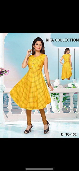 Heavy Rayon Kurtis uploaded by RIFA COLLECTION on 12/19/2020