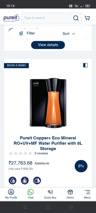 Water filter pureit  uploaded by business on 9/18/2022