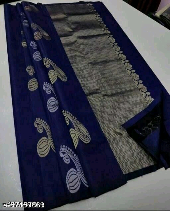 New fancy Banarsi silk saree ( Jequard) uploaded by GaneshEnterprise on 9/18/2022