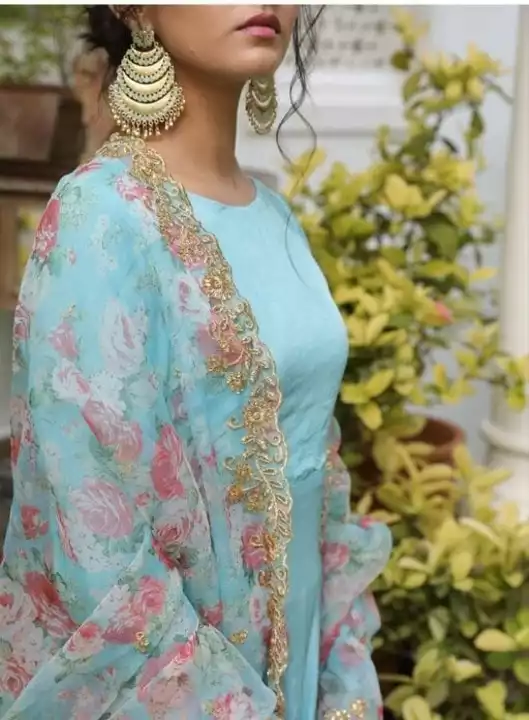 Beautiful Designer Kurta Pent with Dupatta  uploaded by Rajput Fashion Trendz on 9/18/2022