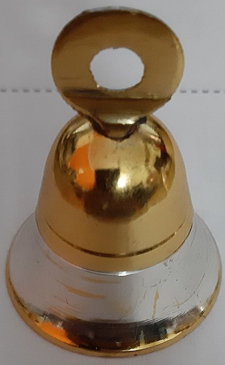 Brass Casted Two Tone Christmas Bell Single PCs. uploaded by KANSAL ARTS AND HANDICRAFTS on 12/20/2020