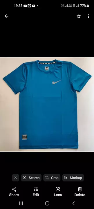 Nike t-shirt uploaded by business on 9/18/2022