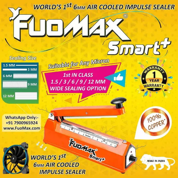 FuoMax Impluse Sealer 1.5 MM to 6 MM uploaded by business on 9/18/2022