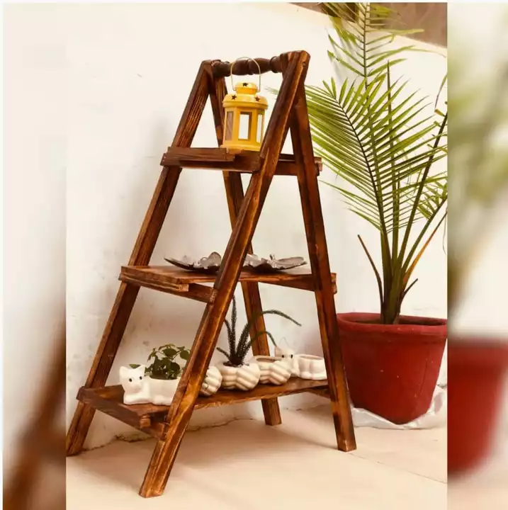 Post image Pine wood planter stand for living room, balcony 2,3,4,5 foot size For inquiry contact us#Saffronindiaenterprises#WoodRon#Handicrafts#Homedecor