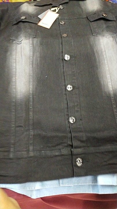 Denim jacket all sizes M L XL XXL uploaded by Shiv fashion garment on 12/21/2020