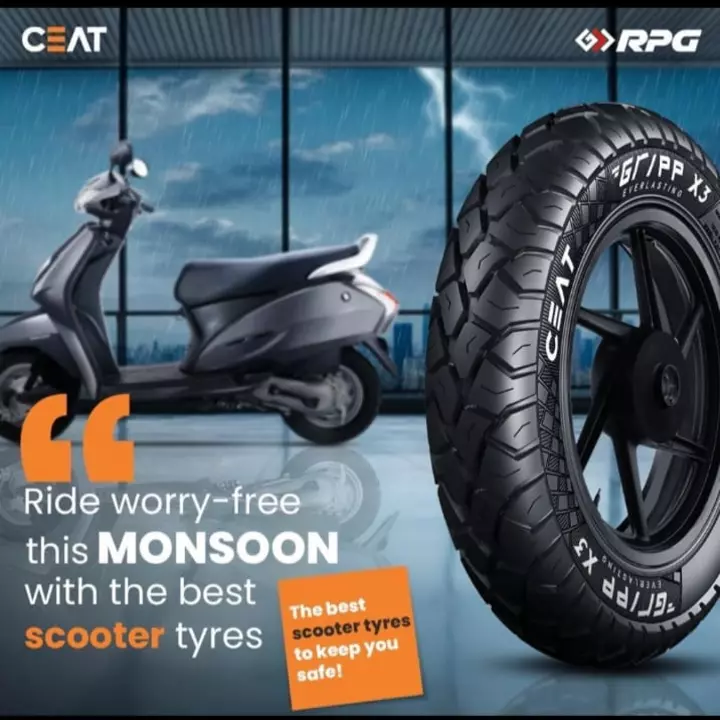 Ceat tyre GRIPP X3 pattern #special tyre for holds the road better# uploaded by Anand Tyres on 9/19/2022