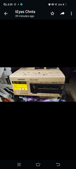 DENNON AV RECEIVER X1700 H AVAILABLE IN AFRAAH ELECTRONICS IN CHENNAI  uploaded by AFRAAH ELECTRONICS on 9/19/2022