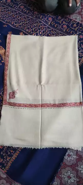 Sami pashmina woolen fabric Shawl with Sozni work uploaded by Dehqani Bros on 9/19/2022